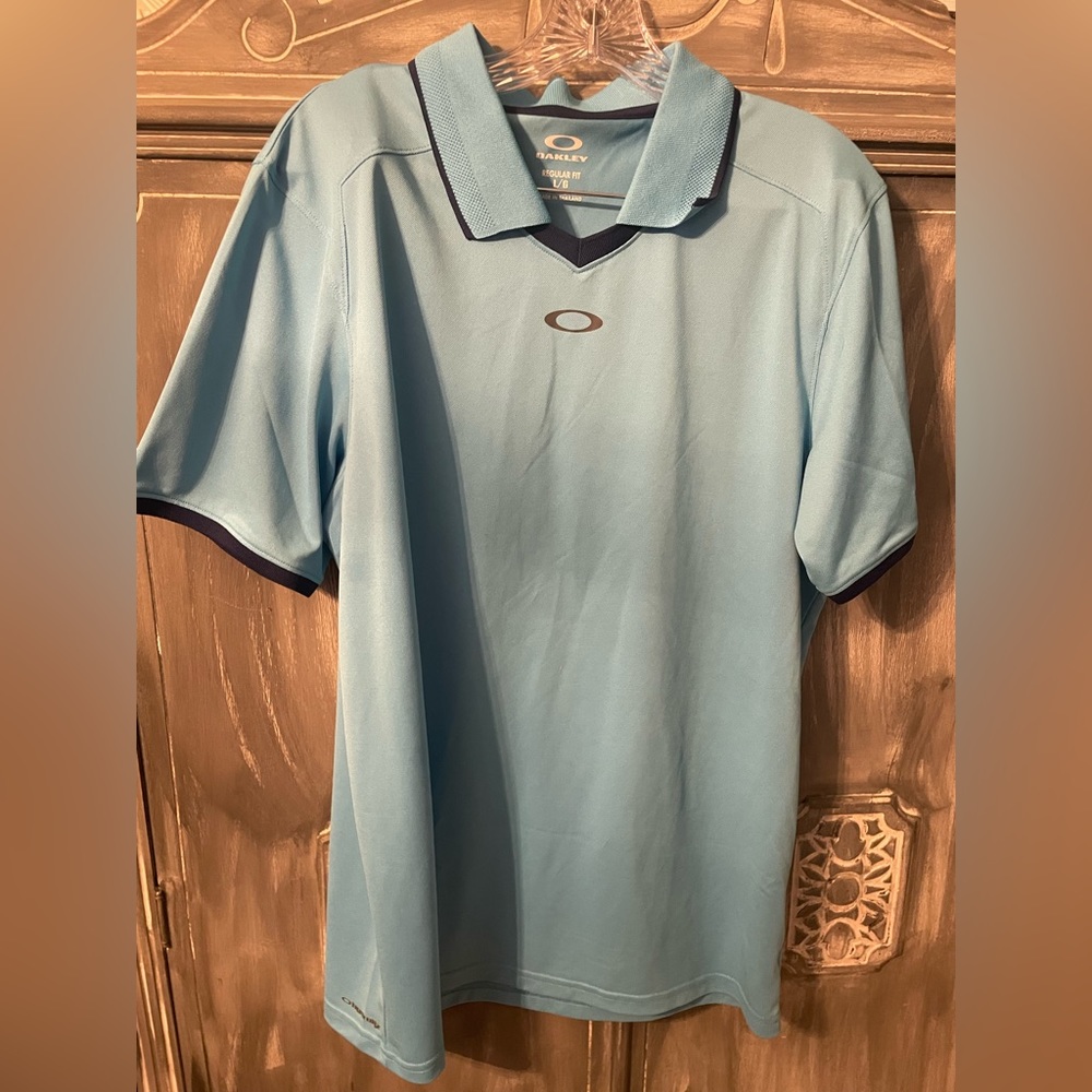 Oakley‎ mens polo sz large blue